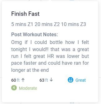 Niamh happy runner